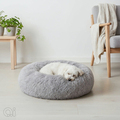 Donut hundeseng lysgrå Ø60 cm